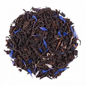 Indulge in Organic Blue Earl Grey Black Tea with Bergamot Flavors - Premium Quality Tea for a Flavorful Experience at Home.