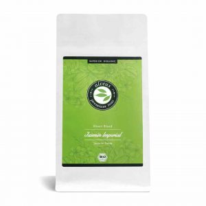 Experience luxury with Jasmin Imperial ORGANIC tea - 100g, bag, perfect for your daily dose of elegance and wellness.