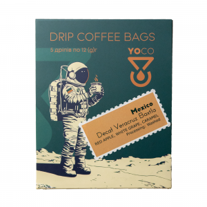 Experience the rich flavors of Mexico with our Mexico Decaf Veracruz 5 mono sort drips. Indulge in luxurious decaf coffee at home!