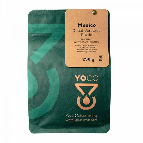 Delight in the rich flavors of Mexico Decaf Veracruz | Filter 250g - a premium blend perfect for a smooth and satisfying cup of coffee.