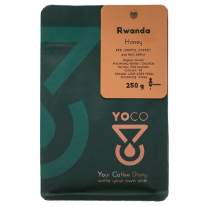 Delicious Rwanda Honey Espresso 250g - Premium coffee sourced from Rwanda, perfect for coffee enthusiasts, rich in flavor and aroma.